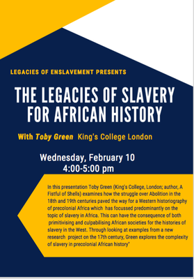 Legacies of slavery for African history