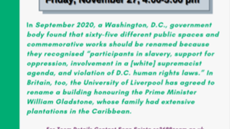 Slavery and the politics of naming